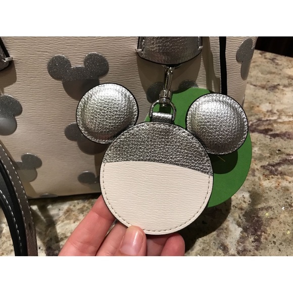 COPY - Mickey Kate spade silver and white large Crossbody bag - Picture 4 of 7